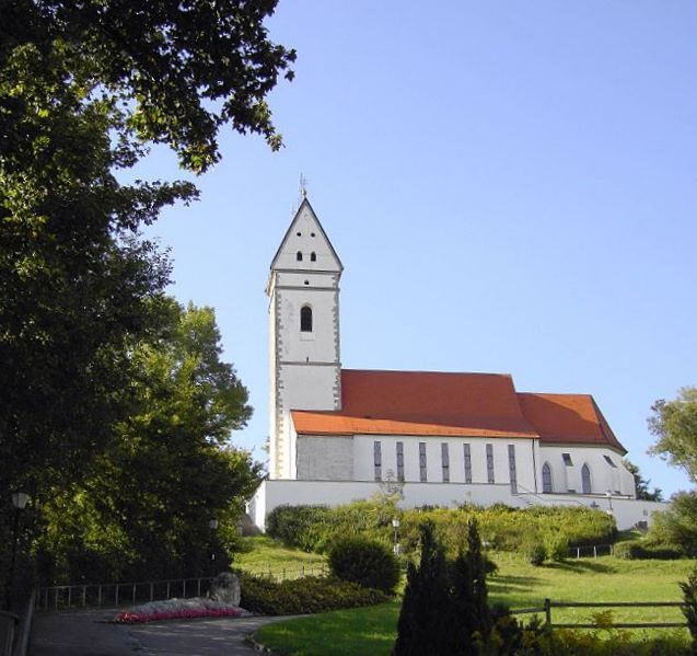 Wallfahrtskirche „Unserer Lieben Frau“ auf dem Bussen — Ziel der Gauverbands-Bussenwallfahrt.
