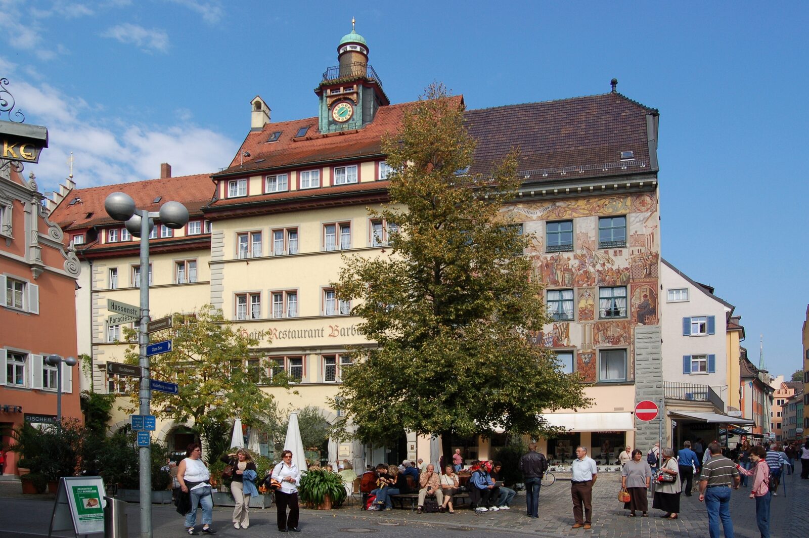 Altstadt von Konstanz am Bodensee — Treffpunkt des Maibock-Stammtischs.