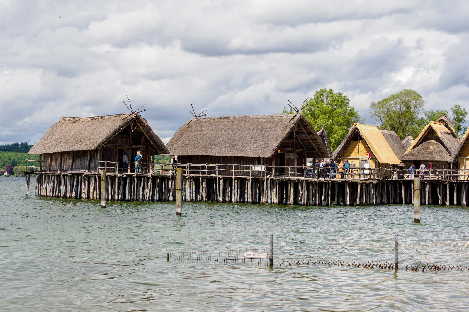 Pfahlbauten in Unteruhldingen am Bodensee — UNESCO-Welterbe.